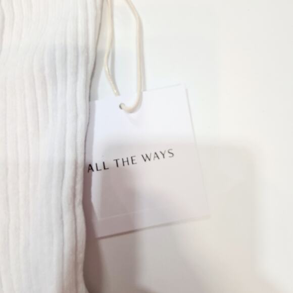 ALL THE WAYS Aviana Collar Mini Dress in White Small - Picture 5 of 12